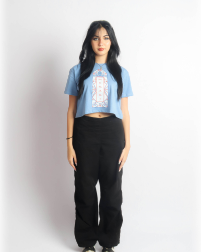 Meraki Light Blue Crop Top-MERAKI